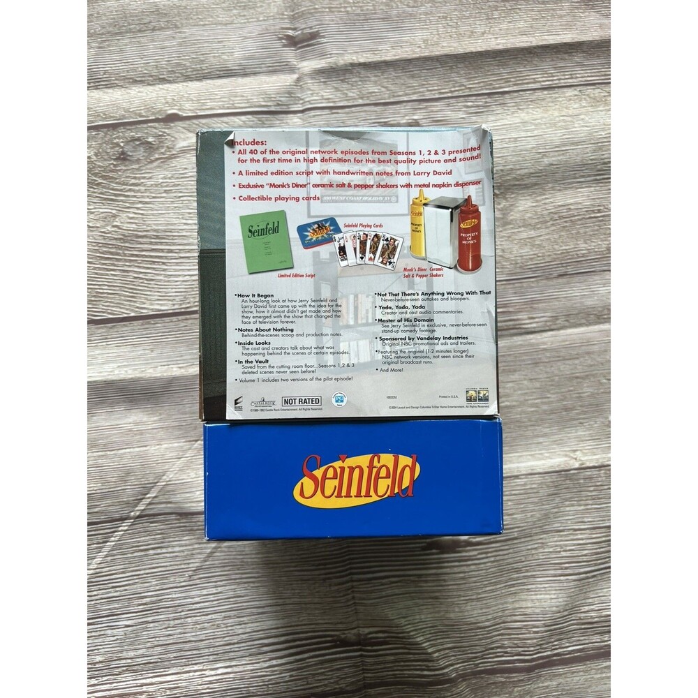SEINFELD SEASONS 1-3 Monks Diner DVD Collector Box Set 40 Episodes W/Extras - Picture 4 of 12
